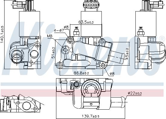 Nissens 98204 - EGR ventil www.molydon.hr