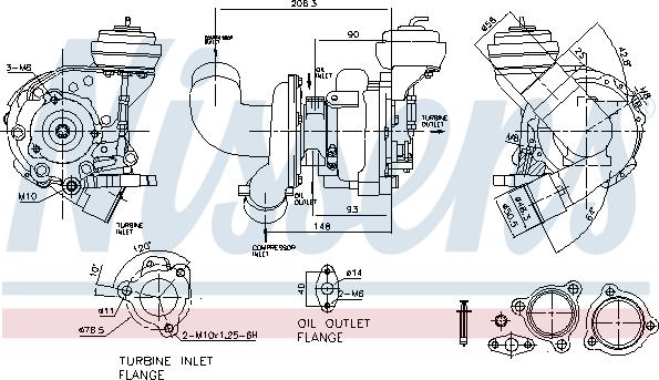 Nissens 93108 - Kompresor, prehranjivac www.molydon.hr