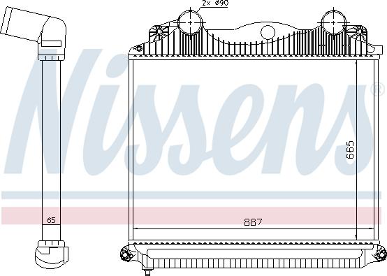 Nissens 97049 - Intercooler, hladnjak www.molydon.hr