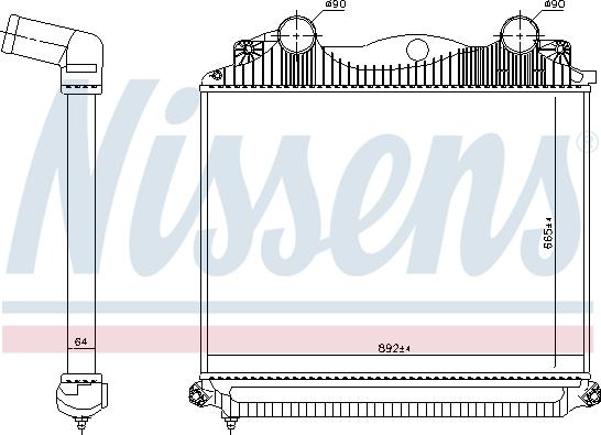 Nissens 97048 - Intercooler, hladnjak www.molydon.hr