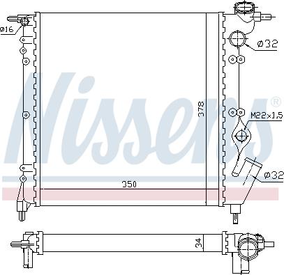 Nissens 699909 - Hladnjak, hladjenje motora www.molydon.hr