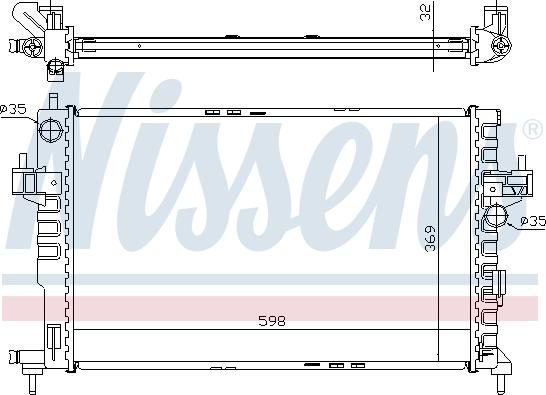 Nissens 699700 - Hladnjak, hladjenje motora www.molydon.hr