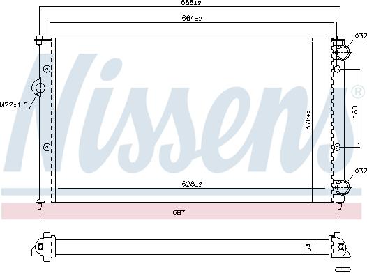 Nissens 694690 - Hladnjak, hladjenje motora www.molydon.hr