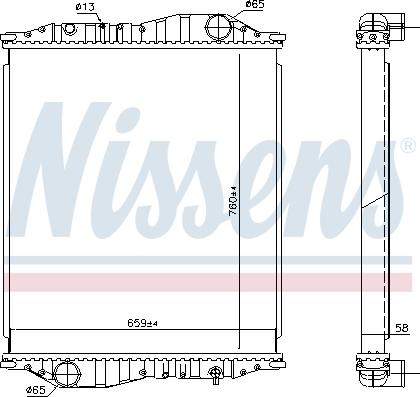 Nissens 69602A - Hladnjak, hladjenje motora www.molydon.hr