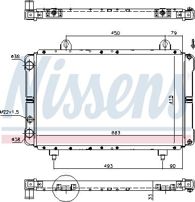 Nissens 693726 - Hladnjak, hladjenje motora www.molydon.hr