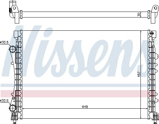 Nissens 692676 - Hladnjak, hladjenje motora www.molydon.hr