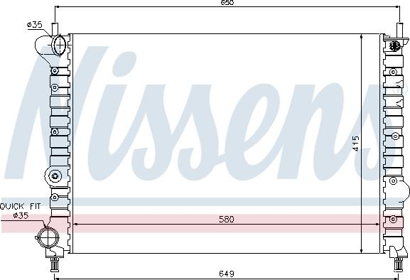 Nissens 692051 - Hladnjak, hladjenje motora www.molydon.hr