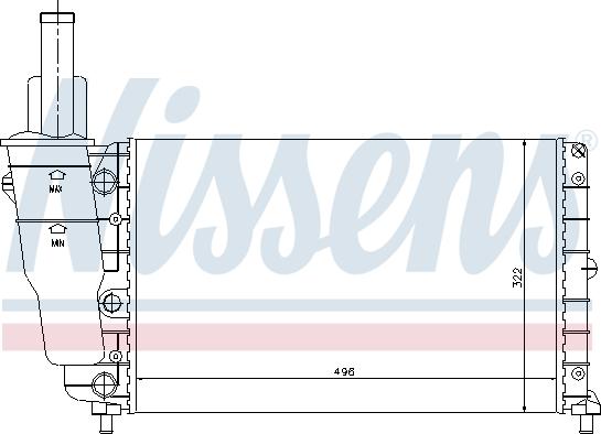 Nissens 692895 - Hladnjak, hladjenje motora www.molydon.hr