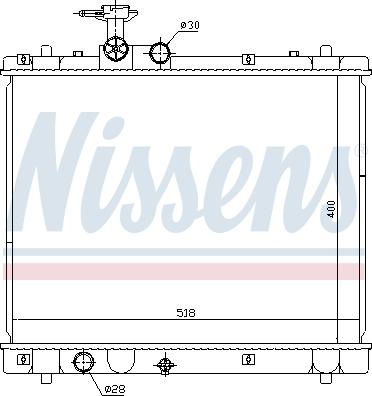 Nissens 641758 - Hladnjak, hladjenje motora www.molydon.hr