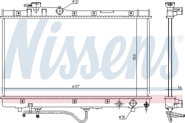 Nissens 647771 - Hladnjak, hladjenje motora www.molydon.hr