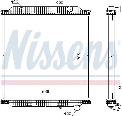 Nissens 654760 - Hladnjak, hladjenje motora www.molydon.hr