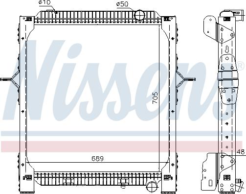 Nissens 65476 - Hladnjak, hladjenje motora www.molydon.hr