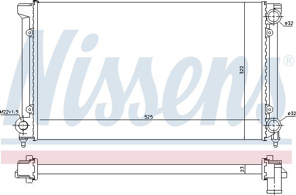 Nissens 697467 - Hladnjak, hladjenje motora www.molydon.hr