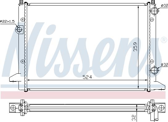 Nissens 699703 - Hladnjak, hladjenje motora www.molydon.hr