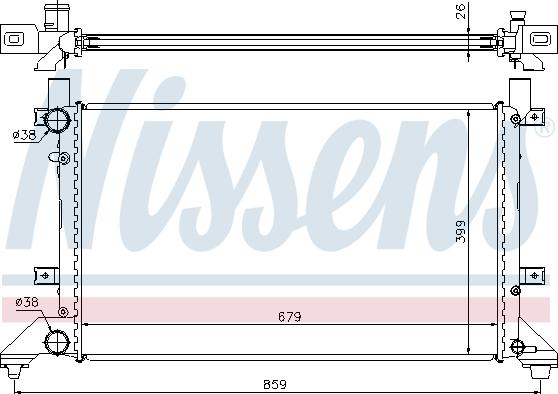 Nissens 65231A - Hladnjak, hladjenje motora www.molydon.hr