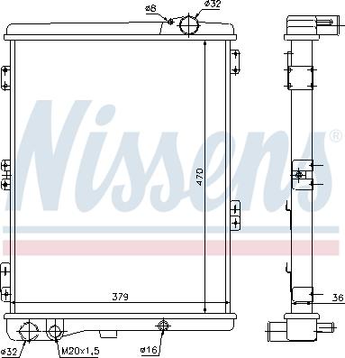 Nissens 693698 - Hladnjak, hladjenje motora www.molydon.hr