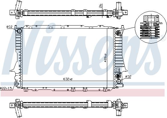 Nissens 690032 - Hladnjak, hladjenje motora www.molydon.hr