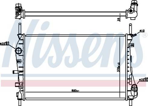 Nissens 606290 - Hladnjak, hladjenje motora www.molydon.hr