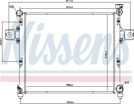 Nissens 606254 - Hladnjak, hladjenje motora www.molydon.hr