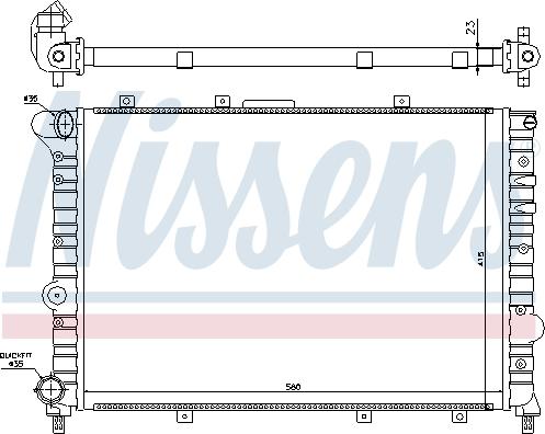 Nissens 60041 - Hladnjak, hladjenje motora www.molydon.hr