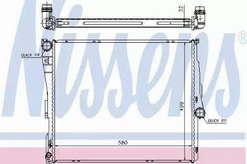 Nissens 60803 - Hladnjak, hladjenje motora www.molydon.hr