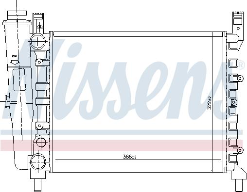 Nissens 691082 - Hladnjak, hladjenje motora www.molydon.hr