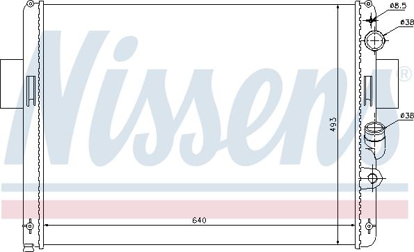 Nissens 698891 - Hladnjak, hladjenje motora www.molydon.hr