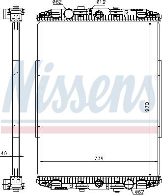 Nissens 614190 - Hladnjak, hladjenje motora www.molydon.hr