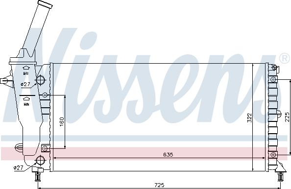 Nissens 690593 - Hladnjak, hladjenje motora www.molydon.hr