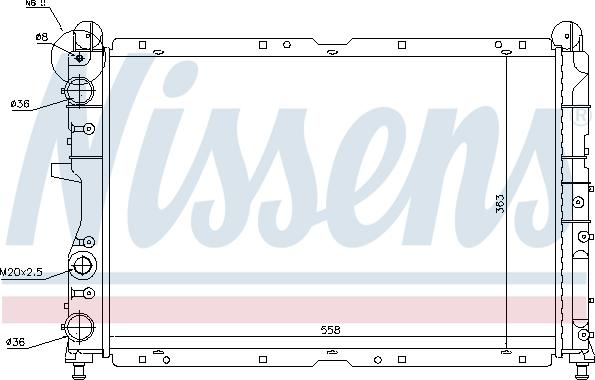 Nissens 698837 - Hladnjak, hladjenje motora www.molydon.hr