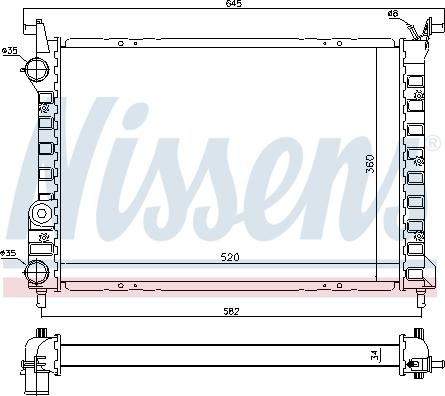 Nissens 694962 - Hladnjak, hladjenje motora www.molydon.hr