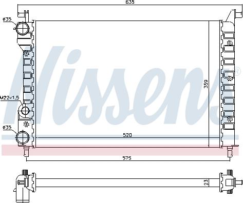 Nissens 694676 - Hladnjak, hladjenje motora www.molydon.hr