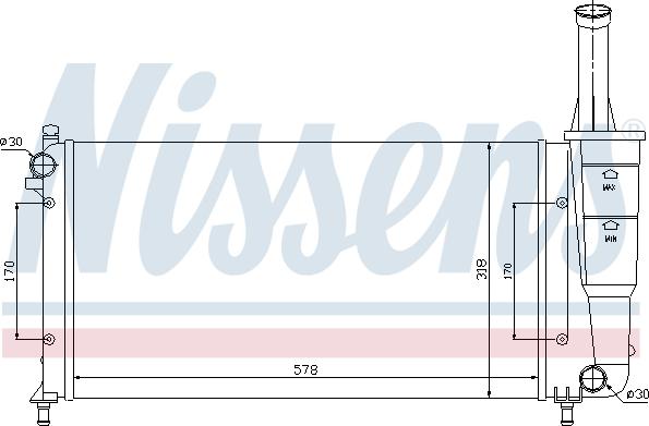 Nissens 691307 - Hladnjak, hladjenje motora www.molydon.hr