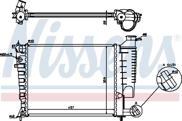 Nissens 613671 - Hladnjak, hladjenje motora www.molydon.hr