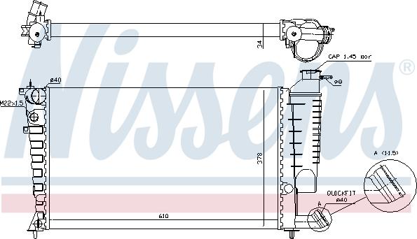 Nissens 690549 - Hladnjak, hladjenje motora www.molydon.hr