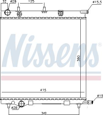 Nissens 61284 - Hladnjak, hladjenje motora www.molydon.hr