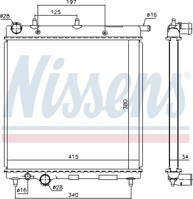 Nissens 693626 - Hladnjak, hladjenje motora www.molydon.hr