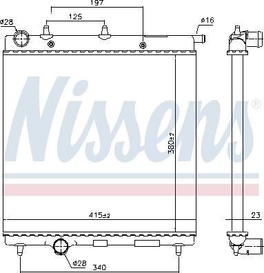 Nissens 693630 - Hladnjak, hladjenje motora www.molydon.hr