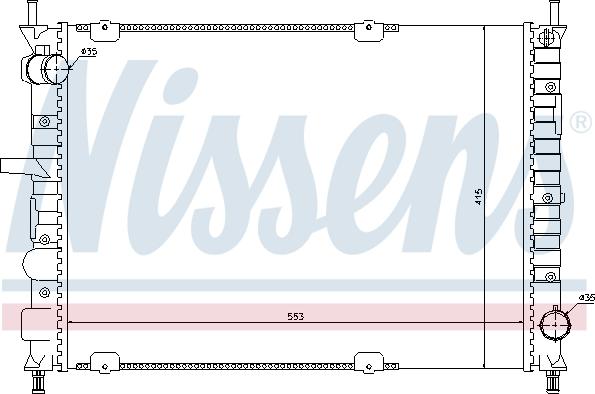 Nissens 697131 - Hladnjak, hladjenje motora www.molydon.hr