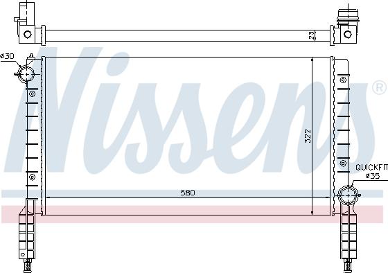 Nissens 61769 - Hladnjak, hladjenje motora www.molydon.hr