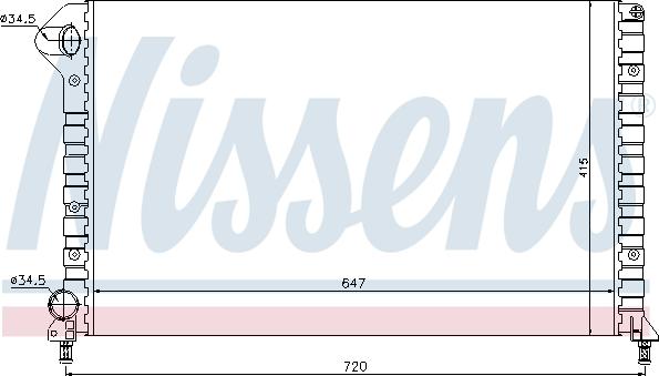 Nissens 695766 - Hladnjak, hladjenje motora www.molydon.hr