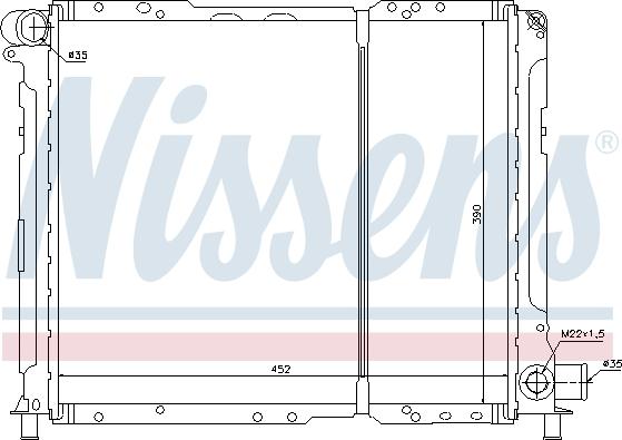 Nissens 61721 - Hladnjak, hladjenje motora www.molydon.hr