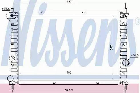 Nissens 68803 - Hladnjak, hladjenje motora www.molydon.hr