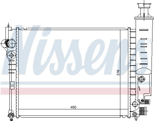 Nissens 693625 - Hladnjak, hladjenje motora www.molydon.hr