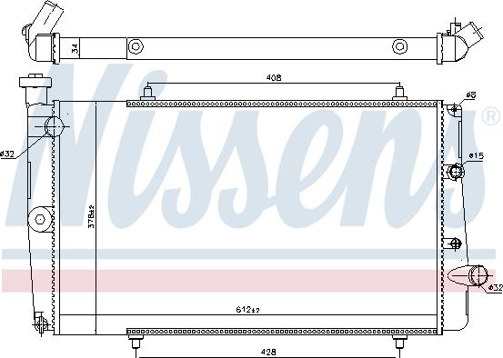 Nissens 694380 - Hladnjak, hladjenje motora www.molydon.hr