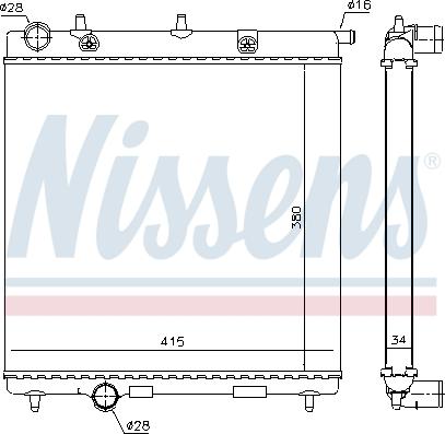 Nissens 699744 - Hladnjak, hladjenje motora www.molydon.hr