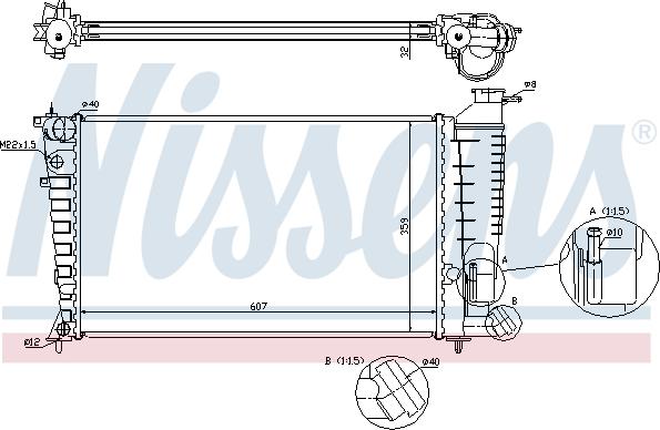 Nissens 697207 - Hladnjak, hladjenje motora www.molydon.hr