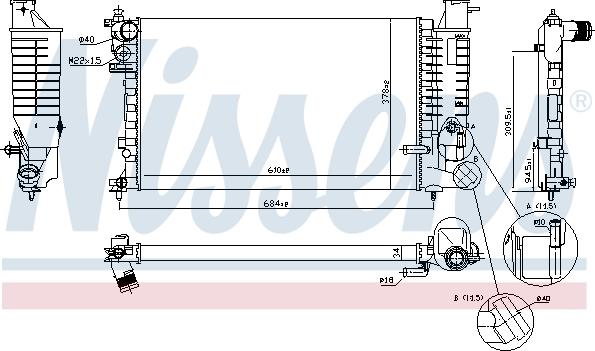 Nissens 695946 - Hladnjak, hladjenje motora www.molydon.hr