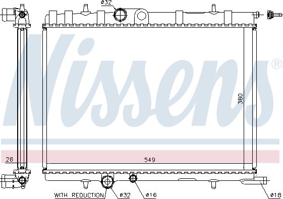 Nissens 63694A - Hladnjak, hladjenje motora www.molydon.hr