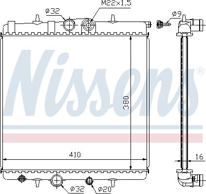 Nissens 696396 - Hladnjak, hladjenje motora www.molydon.hr